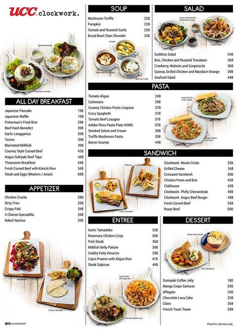 Menu at Eight Coffee Bar by UCC, Makati, 8 Rockwell Dr.